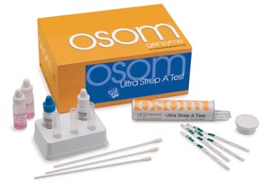 Rapid Test Kit OSOM® Ultra Infectious Disease Immunoassay Strep A Test Throat Swab Sample 25 Tests (25/KT 18KT/CS) by Sekisui Diagnostics, LLC  ID 147